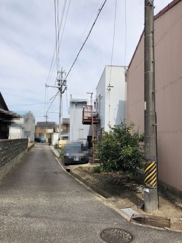 西側道路