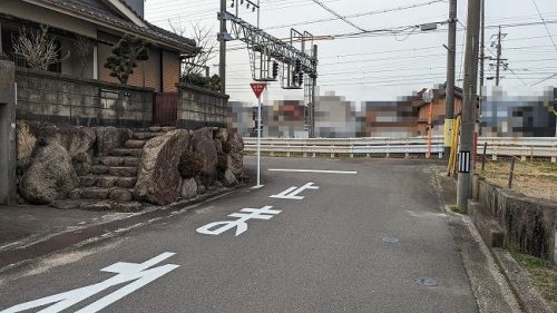 北側道路