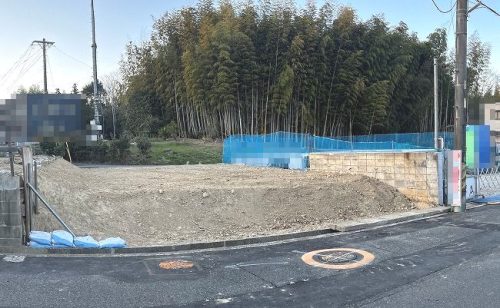 南東側道路より撮影