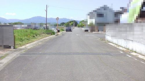 前面道路
