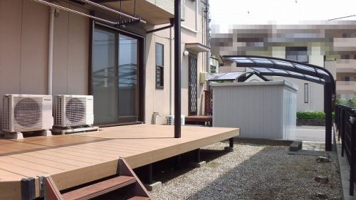 庭（ウッドデッキあり）