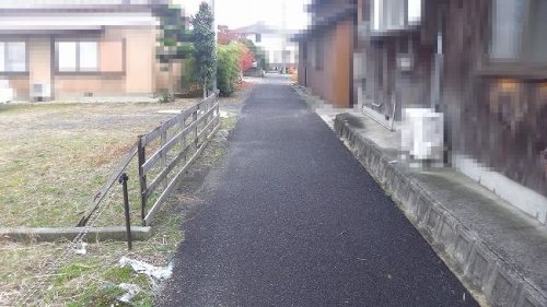 前面道路