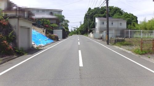 前面道路