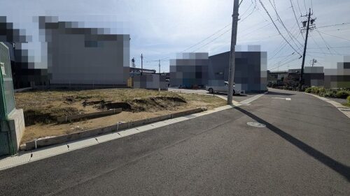 3号地 西側道路より撮影
