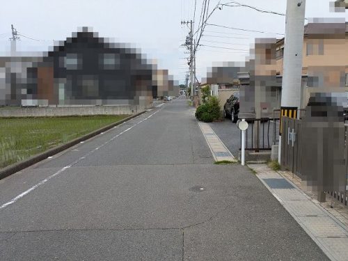 前面道路