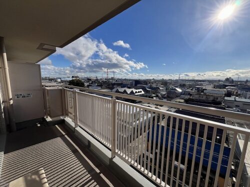 ベランダ南東方面