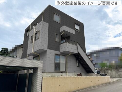 外壁塗装後のイメージ写真です（北西側）